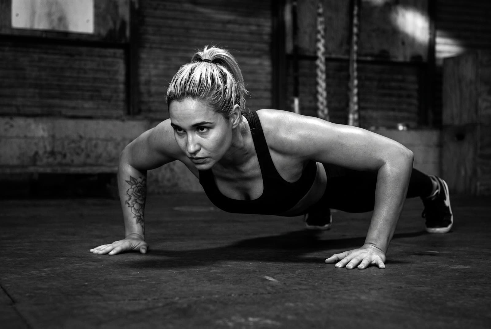 Wide-Arm Push-Ups — exercise demonstration